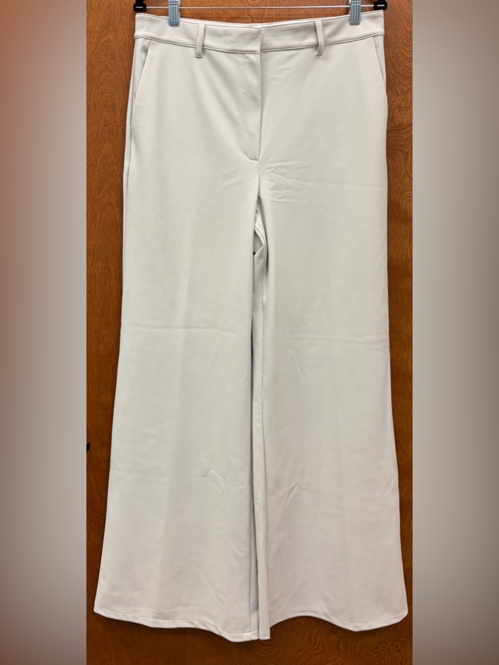 Theory White Wide-Leg Pants